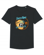 Crypto Miner Tricou mânecă scurtă guler larg Bărbat Skater