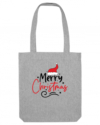Merry Christmas Red Hat Heather Grey