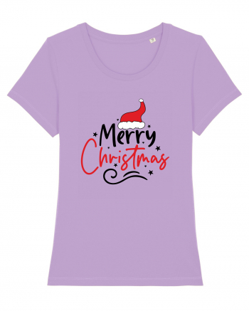 Merry Christmas Red Hat Lavender Dawn