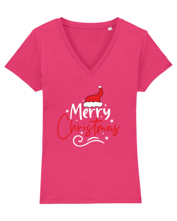 Merry Christmas Red Hat (alb) Raspberry