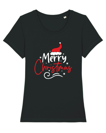 Merry Christmas Red Hat (alb) Black