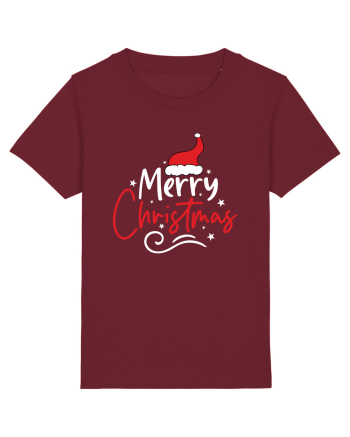 Merry Christmas Red Hat (alb) Burgundy
