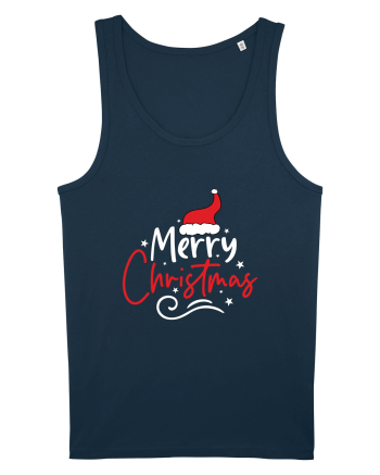 Merry Christmas Red Hat (alb) Navy