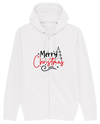 Merry Christmas Tree White