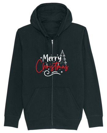 Merry Christmas Tree (alb) Black