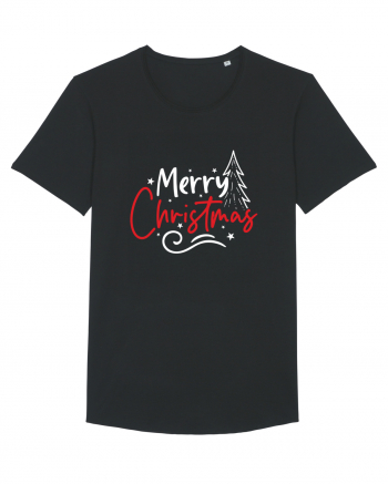 Merry Christmas Tree (alb) Black