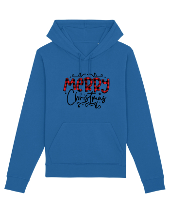 Merry Christmas Material Royal Blue