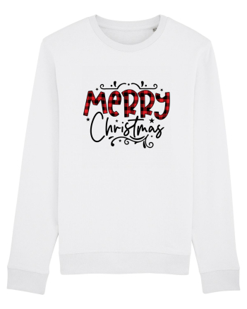 Merry Christmas Material White