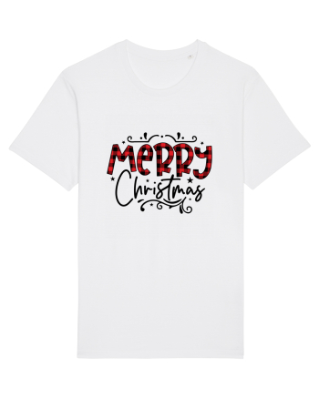 Merry Christmas Material White