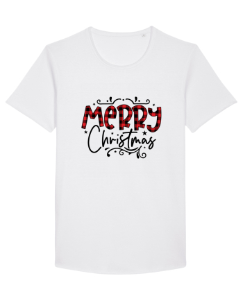 Merry Christmas Material White