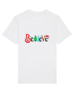 Believe (motive de Crăciun) Tricou mânecă scurtă Unisex Rocker