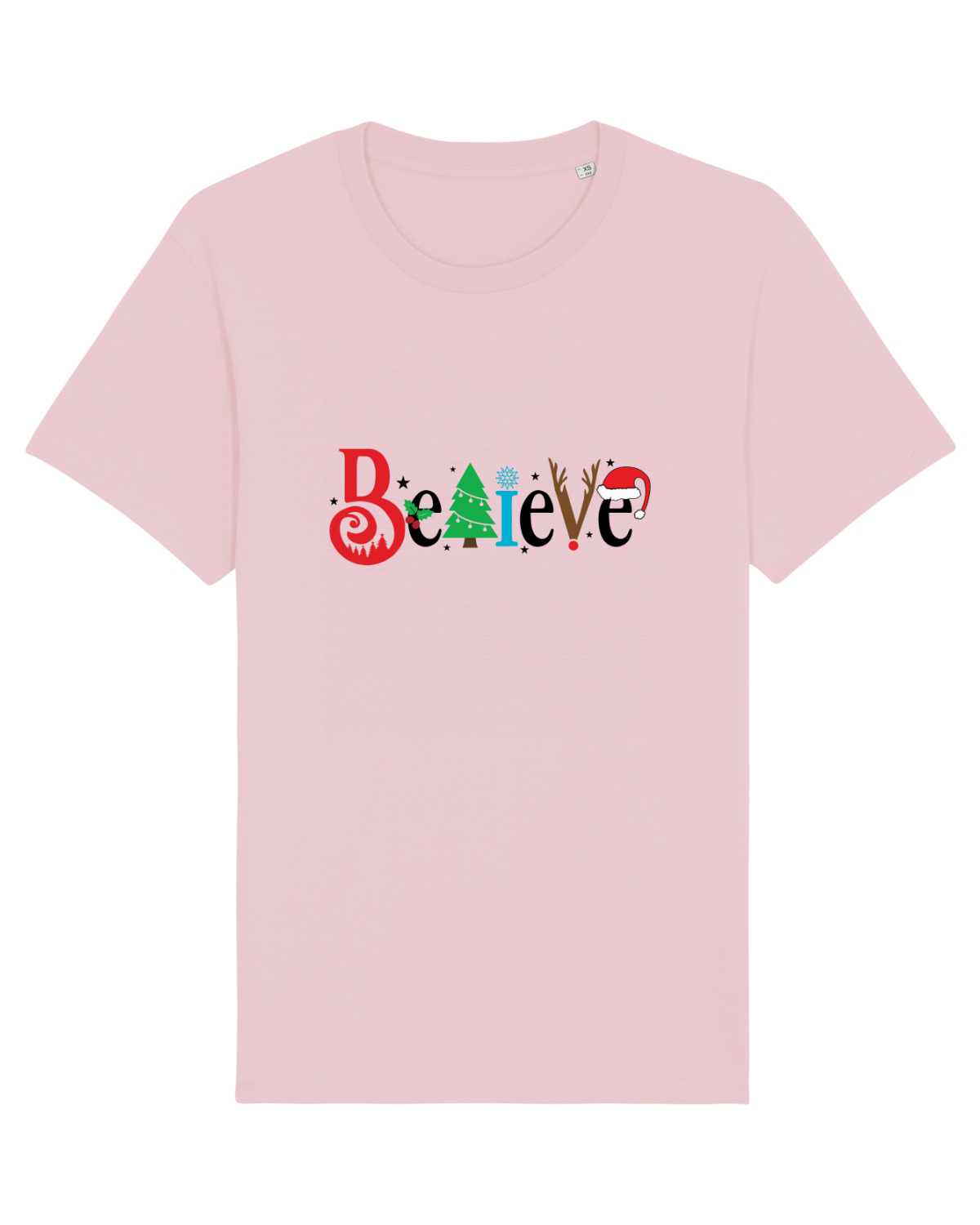 Tricou mânecă scurtă Unisex Rocker Cotton Pink