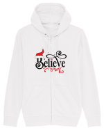 Believe Red Hat  Hanorac cu fermoar Unisex Connector