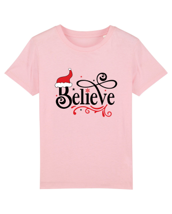 Believe Red Hat  Cotton Pink