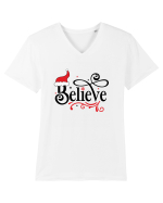 Believe Red Hat  Tricou mânecă scurtă guler V Bărbat Presenter