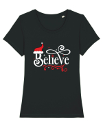 Believe Red Hat (alb) Tricou mânecă scurtă guler larg fitted Damă Expresser