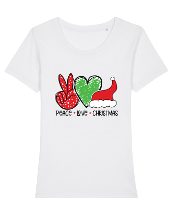 Peace Love Christmas White