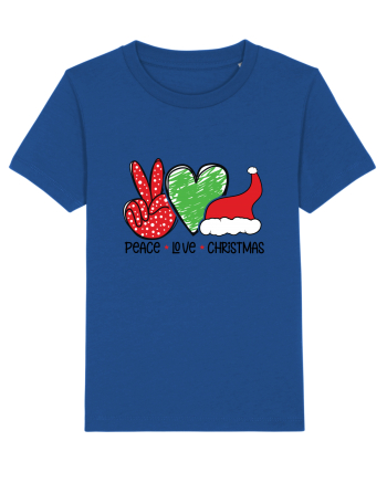 Peace Love Christmas Majorelle Blue