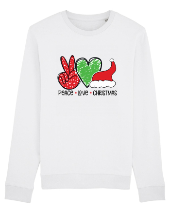 Peace Love Christmas White
