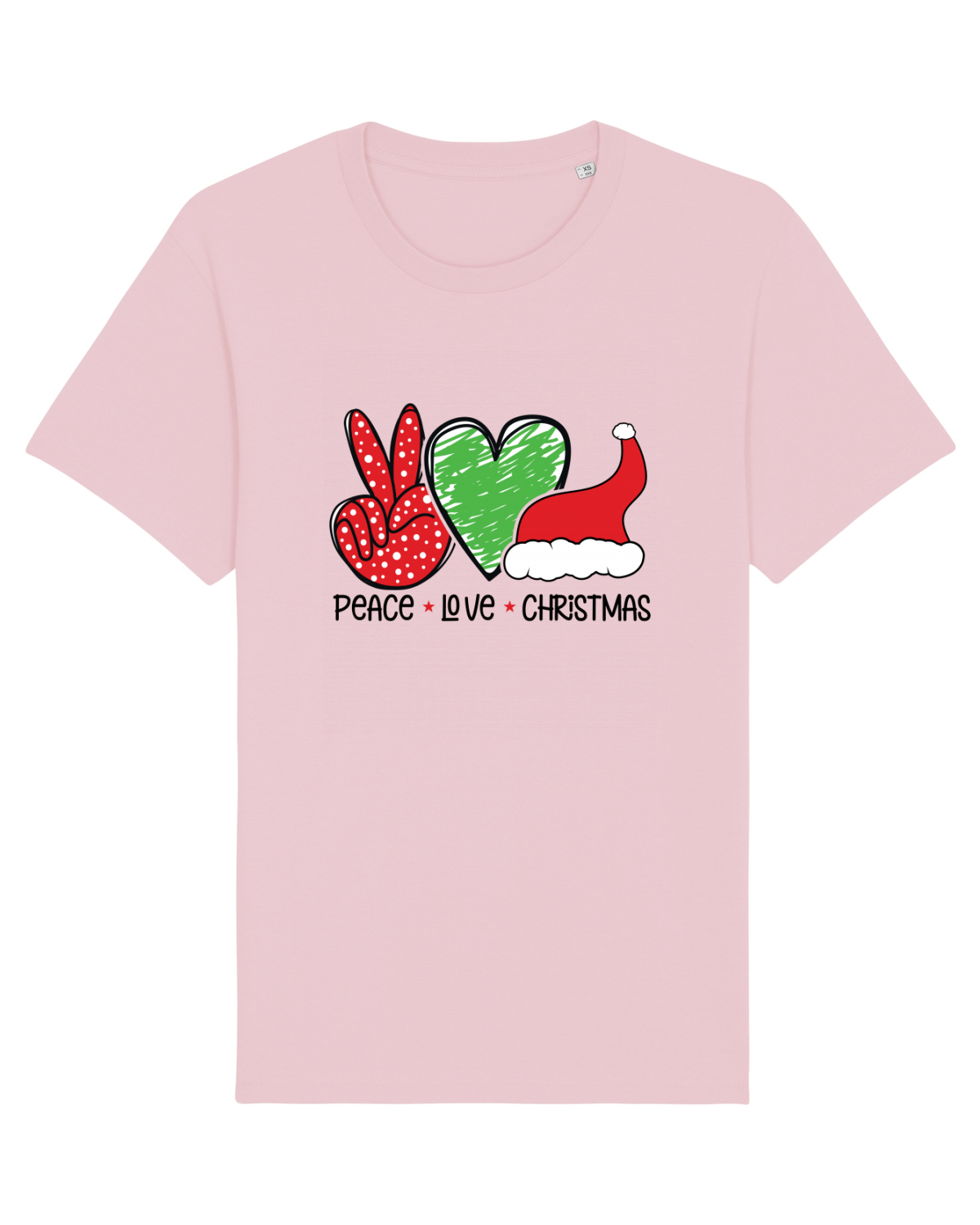 Tricou mânecă scurtă Unisex Rocker Cotton Pink