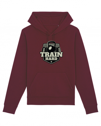 Train Hard Gym Burgundy