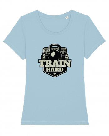 Train Hard Gym Sky Blue