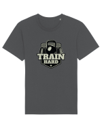 Train Hard Gym Tricou mânecă scurtă Unisex Rocker