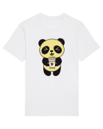 Coffee Panda  Tricou mânecă scurtă Unisex Rocker