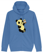 Coffee Panda  Hanorac cu fermoar Unisex Connector