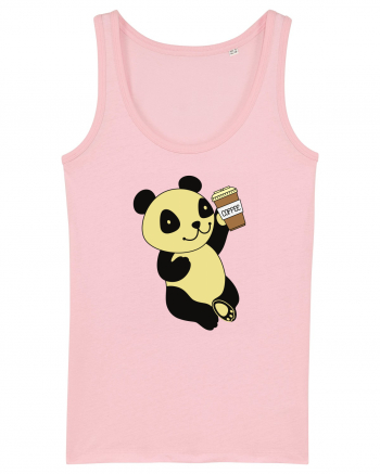 Coffee Panda  Cotton Pink