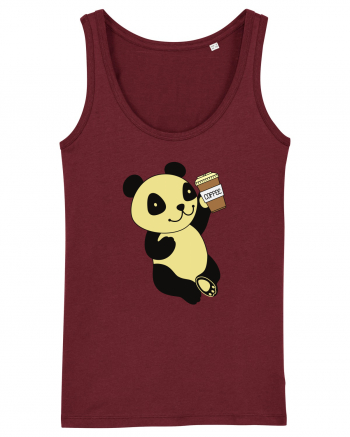 Coffee Panda  Burgundy