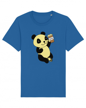 Coffee Panda  Royal Blue