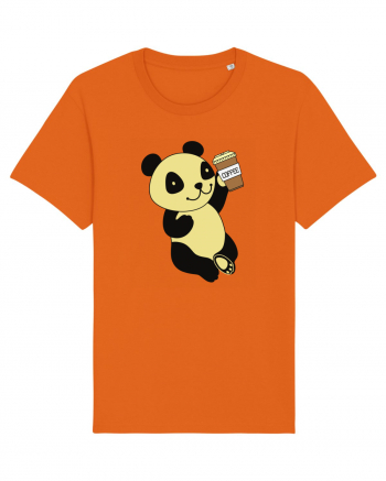 Coffee Panda  Bright Orange