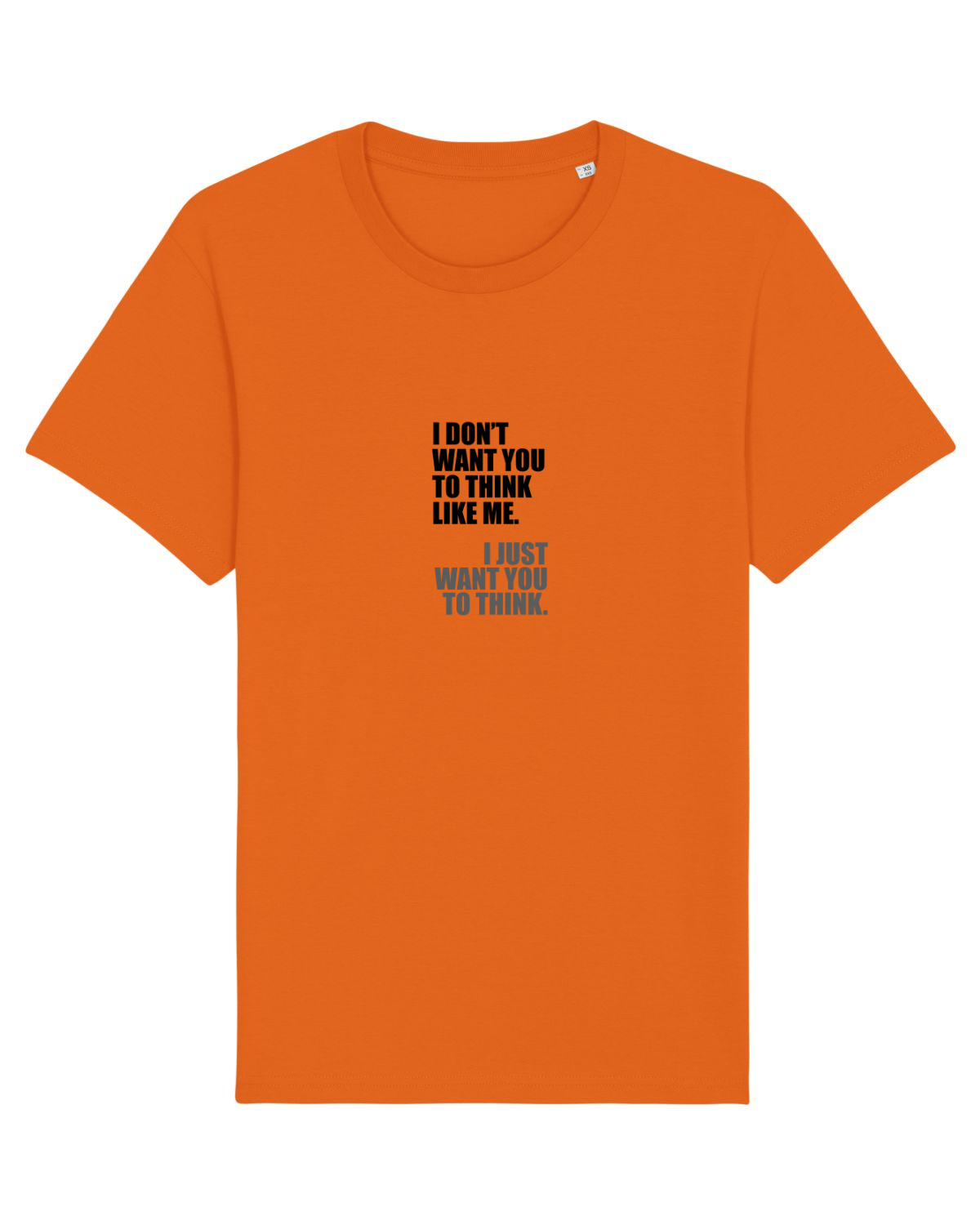 Tricou mânecă scurtă Unisex Rocker Bright Orange