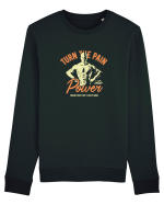 Turn the Pain into Power Gym Bluză mânecă lungă Unisex Rise