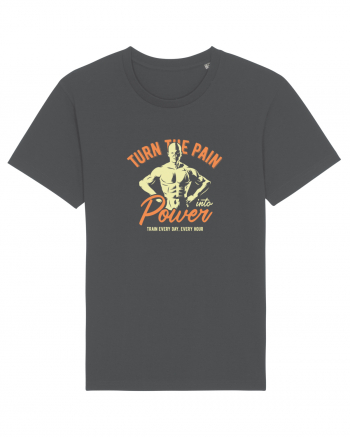 Turn the Pain into Power Gym Anthracite