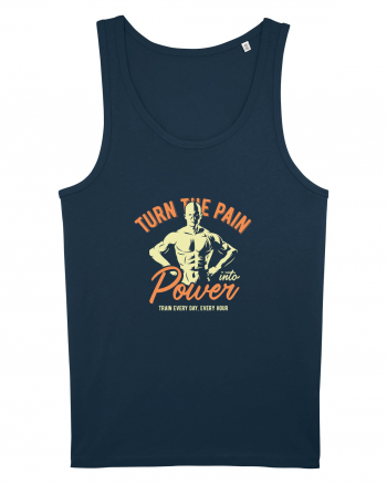 Turn the Pain into Power Gym Navy