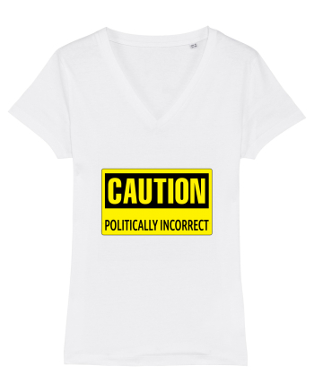 Caution Politically Incorrect   White