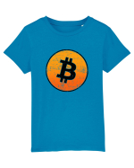 Retro bitcoin design Tricou mânecă scurtă  Copii Mini Creator