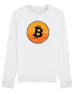 Retro bitcoin design Bluză mânecă lungă Unisex Rise