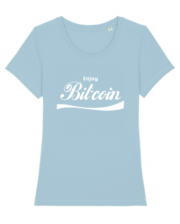 Enjoy Bitcoin Sky Blue