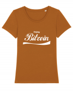 Enjoy Bitcoin Tricou mânecă scurtă guler larg fitted Damă Expresser