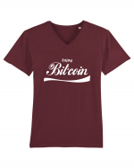 Enjoy Bitcoin Tricou mânecă scurtă guler V Bărbat Presenter