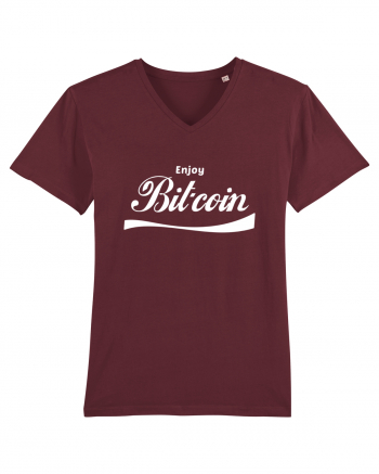 Enjoy Bitcoin Burgundy