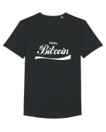 Enjoy Bitcoin Tricou mânecă scurtă guler larg Bărbat Skater