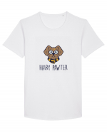 Hairy Pawter Tricou mânecă scurtă guler larg Bărbat Skater