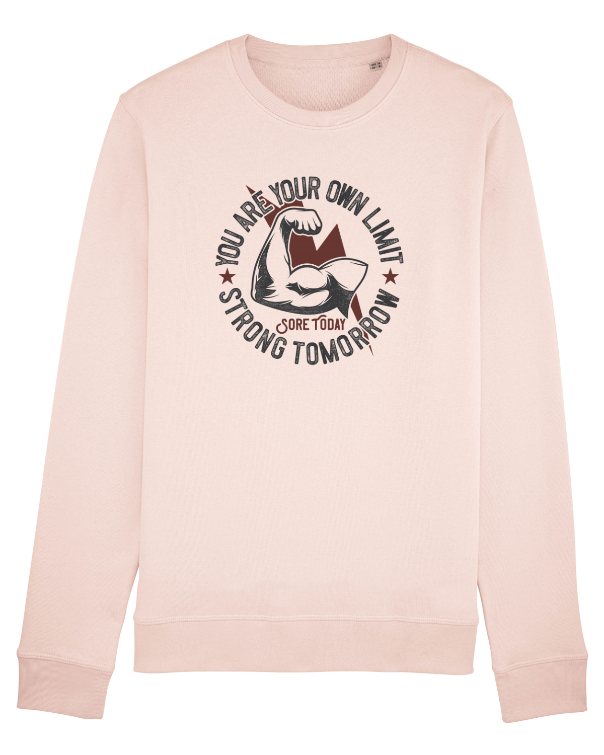 Bluză mânecă lungă Unisex Rise Candy Pink