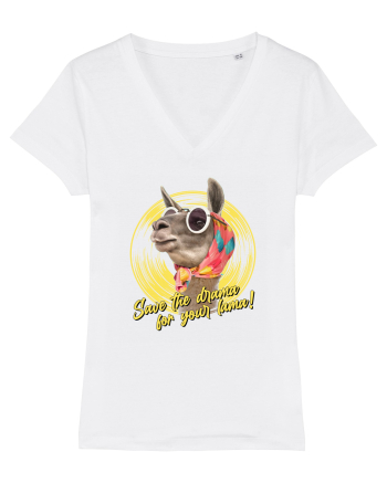 lama queen White