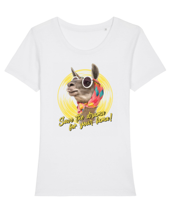 lama queen White
