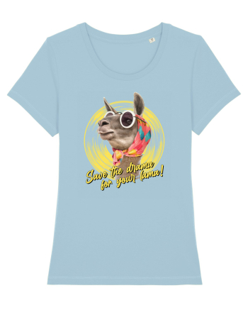 lama queen Sky Blue
